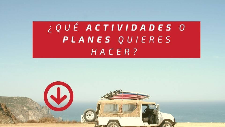 ¿Qué actividades o planes quieres hacer en Lanzarote